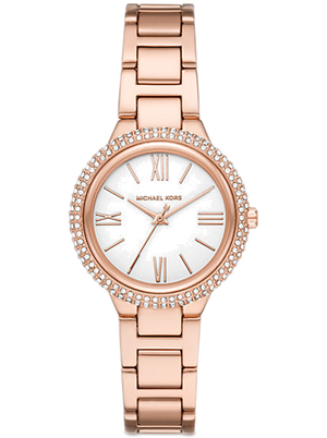 Michael Kors Taryn Quartz White Dial Rose Gold Steel Strap Watch For Women - MK4460 Buy Now By Michael Kors