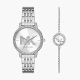 Michael Kors Melissa Quartz Silver Dial Silver Steel Strap Watch for Women - MK1055 Buy Now By Michael Kors