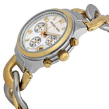 Michael Kors Runway White Dial Two Tone Steel Strap Watch for Women - MK3199 Buy Now By Michael Kors