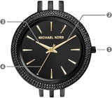 Michael Kors Darci Black Dial Black Steel Strap Watch for Women - MK3337 Buy Now By Michael Kors