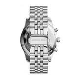 Michael Kors Lexington Chronograph Silver Dial Silver Steel Strap Watch for Men - MK8515 Buy Now By Michael Kors