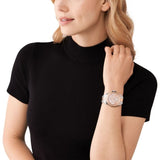 Michael Kors Everest Three Hand Rose Gold Dial Two Tone Steel Strap Watch For Women - MK7402 Buy Now By Michael Kors