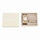 Michael Kors Lexington Three Hand White Dial Gold Steel Strap Watch For Women - MK4492 Buy Now By Michael Kors