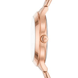 Michael Kors Slim Runway Rose Gold Dial Rose Gold Steel Strap Watch for Women - MK4658 Buy Now By Michael Kors