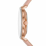 Michael Kors Pyper Analog White Dial Pink Leather Strap Watch For Women - MK2803 Buy Now By Michael Kors
