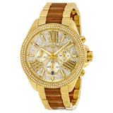 Michael Kors Wren Gold Dial Two Tone Steel Strap Watch for Women - MK6294 Buy Now By Michael Kors