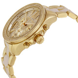 Michael Kors Wren Diamonds Gold Dial Two Tone Steel Strap Watch for Women - MK6157 Buy Now By Michael Kors