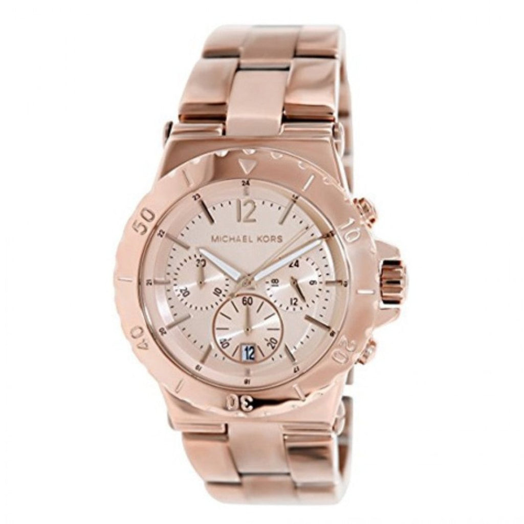 Michael Kors Dylan Rose Gold Dial Rose Gold Steel Strap Watch for Women - MK5314 Buy Now By Michael Kors
