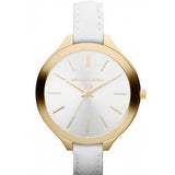 Michael Kors Slim Runway White Dial White Leather Strap Watch For Women - MK2273 Buy Now By Michael Kors