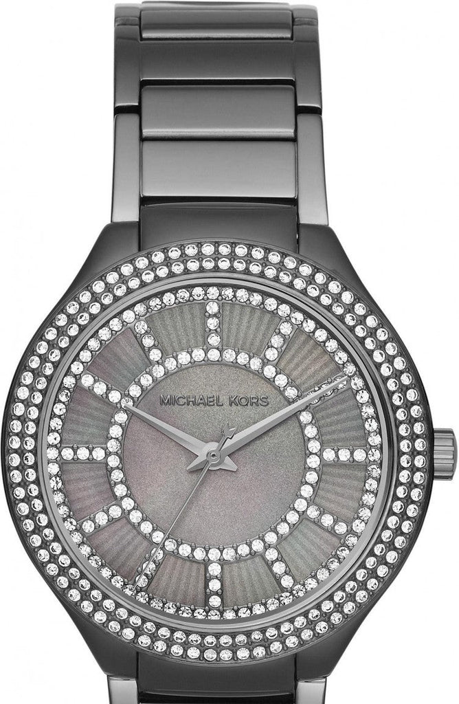 Michael Kors Kerry Gunmetal Dial Steel Strap Watch for Women - MK3410 Buy Now By Michael Kors