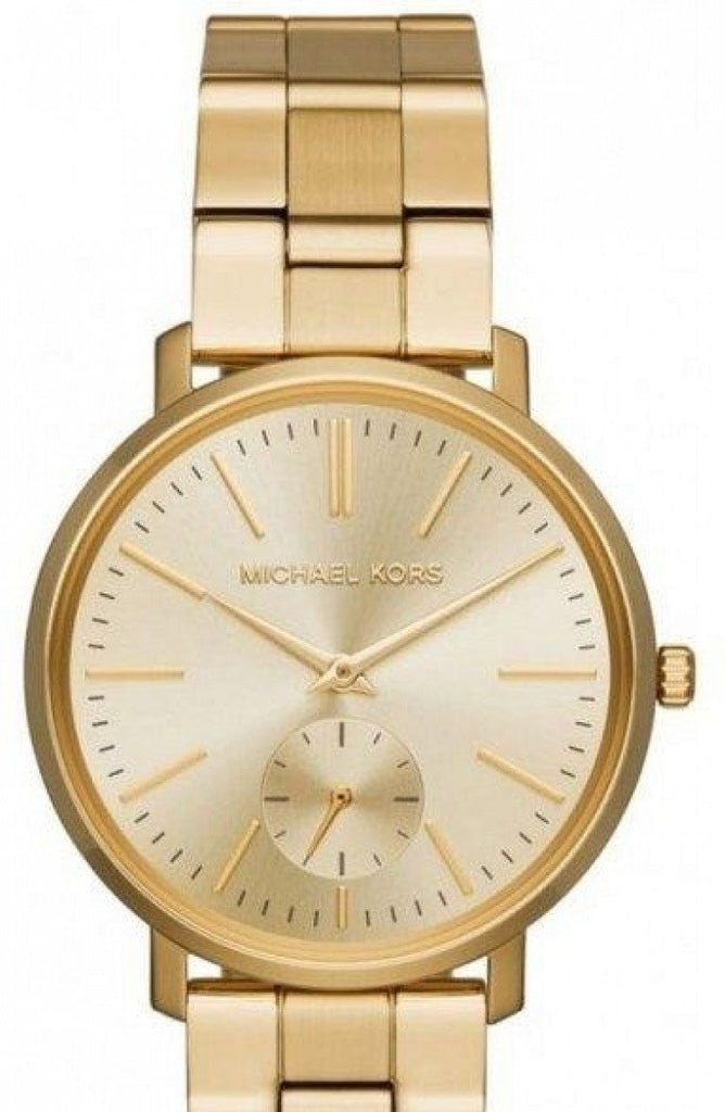 Michael Kors Jaryn Analog Quartz Gold Dial Gold Steel Strap Watch For Women - MK3500 Buy Now By Michael Kors