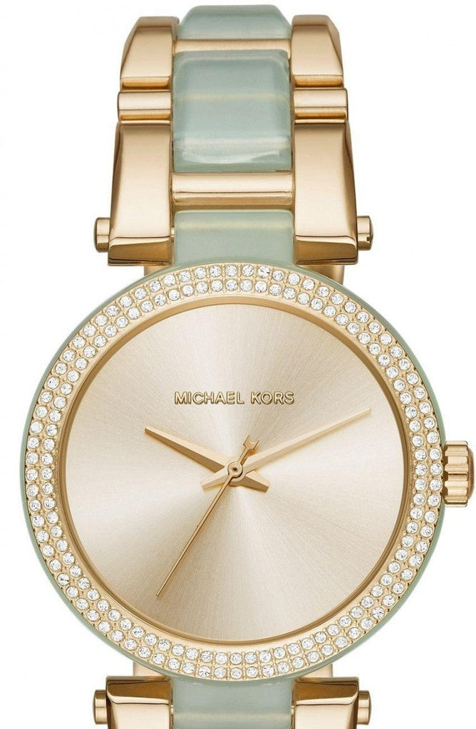 Michael Kors Delray Rose Gold Dial Two Tone Steel Strap Watch for Women - MK4317 Buy Now By Michael Kors