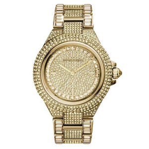 Michael Kors Camille Diamonds Gold Dial Gold Steel Strap Watch for Women - MK5720 Buy Now By Michael Kors