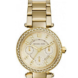 Michael Kors Parker White Dial Gold Steel Strap Watch for Women - MK6056 Buy Now By Michael Kors