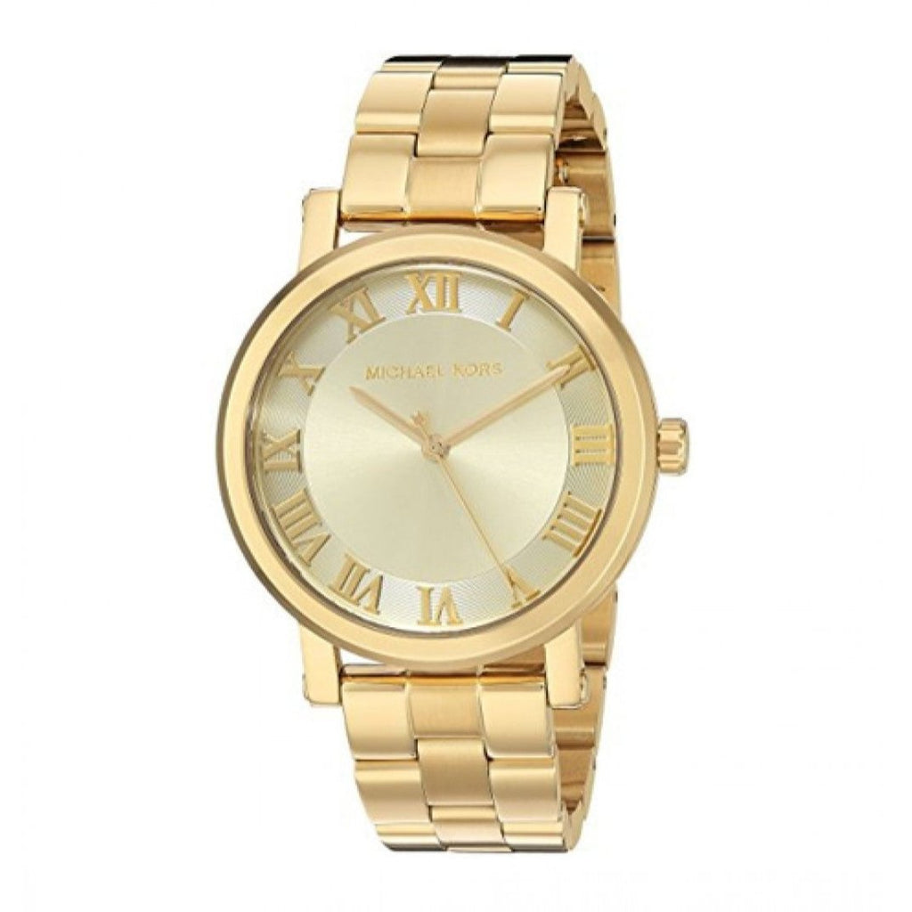 Michael Kors Norie Gold Dial Gold Steel Strap Watch for Women - MK3560 Buy Now By Michael Kors