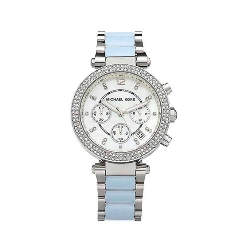 Michael Kors Parker White Dial Two Tone Steel Strap Watch for Women - MK6138 Buy Now By Michael Kors
