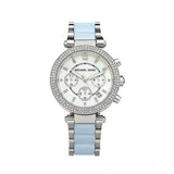 Michael Kors Parker White Dial Two Tone Steel Strap Watch for Women - MK6138 Buy Now By Michael Kors