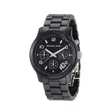 Michael Kors Runway Black Ceramic Dial Black Steel Strap Watch for Women - MK5162 Buy Now By Michael Kors
