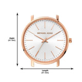 Michael Kors Pyper Quartz White Dial Pink Leather Strap Watch For Women - MK2859 Buy Now By Michael Kors