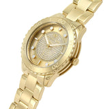 Michael Kors Runway Three-Hand Gold Dial Gold Steel Strap Watch For Women - MK6911 Buy Now By Michael Kors