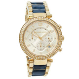 Michael Kors Parker Gold Dial Two Tone Steel Strap Watch for Women - MK6238 Buy Now By Michael Kors