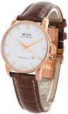 Mido Baroncelli III Automatic Silver Dial Brown Leather Strap Watch For Men - M8600.2.21.8 Buy Now By Mido