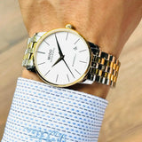 Mido Baroncelli Automatic White Dial Two Tone Steel Strap Watch For Women - M8600.9.N6.1 Buy Now By Mido