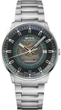 Mido Commander Automatic Gradient Blue Dial Silver Steel Strap Watch For Men - M021.407.11.411.01 Buy Now By Mido