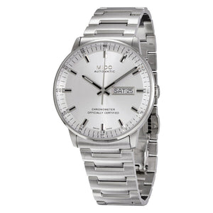 Mido Commander II Automatic Chronometer Silver Dial Silver Steel Strap Watch For Men - M021.431.11.031.00 Buy Now By Mido
