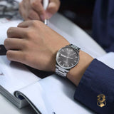 Mido Commander II Automatic Chronometer Grey Dial Silver Steel Strap Watch For Men - M021.431.11.061.00 Buy Now By Mido
