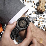 Mido Commander II Automatic Gradient Black Dial Black Steel Strap Watch For Men - M021.407.33.411.00 Buy Now By Mido