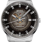 Mido Commander Automatic Gradient Black Dial Silver Steel Strap Watch For Men - M021.407.11.411.00 Buy Now By Mido