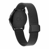 Calvin Klein Minimal Black Dial Black Mesh Bracelet Watch for Men - K3M224B1 Buy Now By Calvin Klein