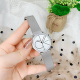 Calvin Klein Minimal White Dial Silver Mesh Bracelet Watch for Women - K3M5215X Buy Now By Calvin Klein