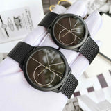 Calvin Klein Minimal Black Dial Black Mesh Bracelet Watch for Women - K3M5245X Buy Now By Calvin Klein