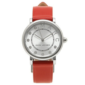 Marc Jacobs Roxy Silver Dial Red Leather Strap Watch for Women - MJ1632 Buy Now By Marc Jacobs