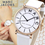 Marc Jacobs Roxy White Dial White Leather Strap Watch for Women - MJ1561 Buy Now By Marc Jacobs