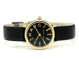 Marc Jacobs Roxy Black Dial Black Leather Strap Watch for Women - MJ1592 Buy Now By Marc Jacobs