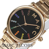Marc Jacobs Roxy Black Dial Rose Gold Steel Strap Watch for Women - MJ3569 Buy Now By Marc Jacobs