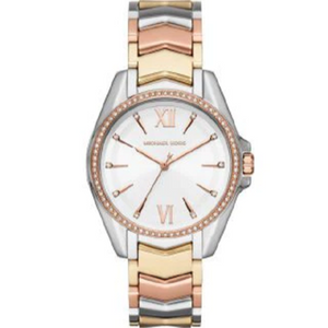 Michael Kors Whitney Quartz White Dial Two Tone Steel Strap Watch For Women - MK6686 Buy Now By Michael Kors