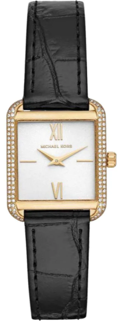 Michael Kors Lake Quartz White Dial Black Leather Strap Watch For Women - MK2762 Buy Now By Michael Kors