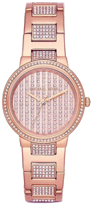 Michael Kors Gabbi Rose Gold Dial Rose Gold Steel Strap Watch For Women - MK3986 Buy Now By Michael Kors