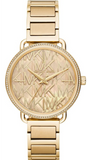 Michael Kors Portia Quartz Gold Dial Gold Steel Strap Watch For Women - MK3886 Buy Now By Michael Kors