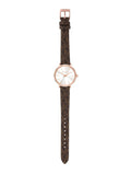 Michael Kors Pyper Quartz Silver Dial Brown Leather Strap Watch for Women - MK1036 Buy Now By Michael Kors
