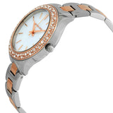 Michael Kors Liliane Quartz Mother of Pearl White Dial Two Tone Steel Strap Watch For Women - MK1048 Buy Now By Michael Kors