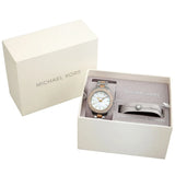 Michael Kors Liliane Quartz Mother of Pearl White Dial Two Tone Steel Strap Watch For Women - MK1048 Buy Now By Michael Kors