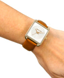 Michael Kors Lake White Dial Brown Leather Strap Watch For Women - MK2584 Buy Now By Michael Kors