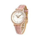 Michael Kors Cinthia Mother of Pearl Dial Pink Leather Strap Watch for Women - MK2663 Buy Now By Michael Kors