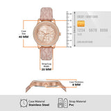 Michael Kors Tibby Multifunction Rose Gold Dial Pink Leather Strap Watch For Women - MK2955 Buy Now By Michael Kors