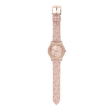 Michael Kors Tibby Multifunction Rose Gold Dial Pink Leather Strap Watch For Women - MK2955 Buy Now By Michael Kors